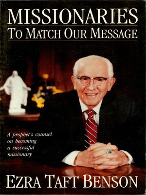 cover image of Missionaries to Match our Message